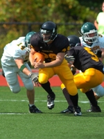 Football Snaps Three Game Slide with 19-17 Win At Mass. Maritime