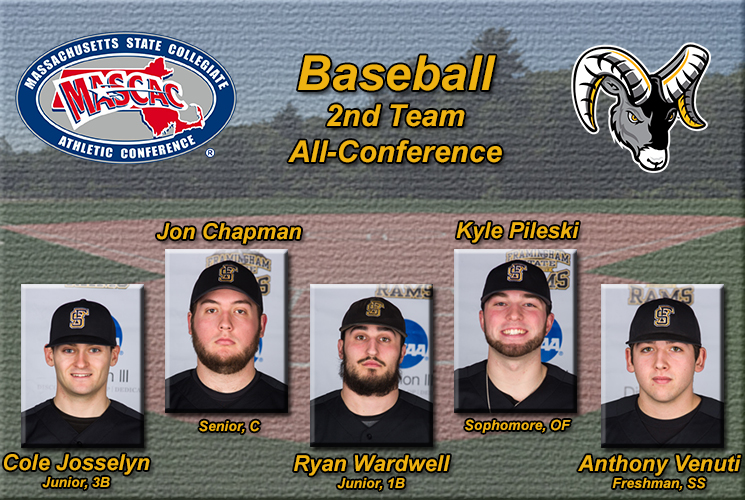 Five Rams Earn All-MASCAC Baseball Second Team Honors