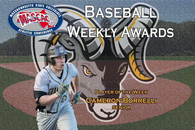 Borrelli Named MASCAC Baseball Player of the Week