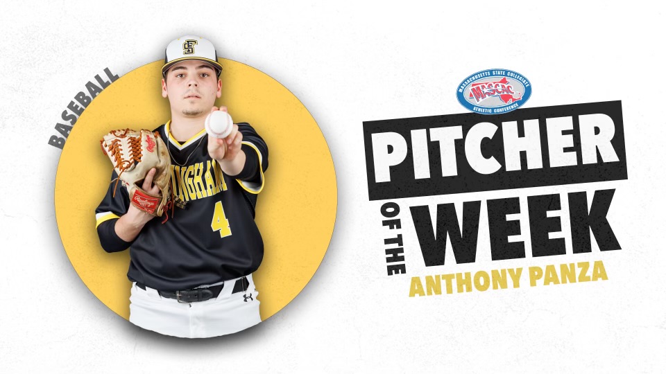 Panza Named MASCAC Baseball Pitcher of the Week