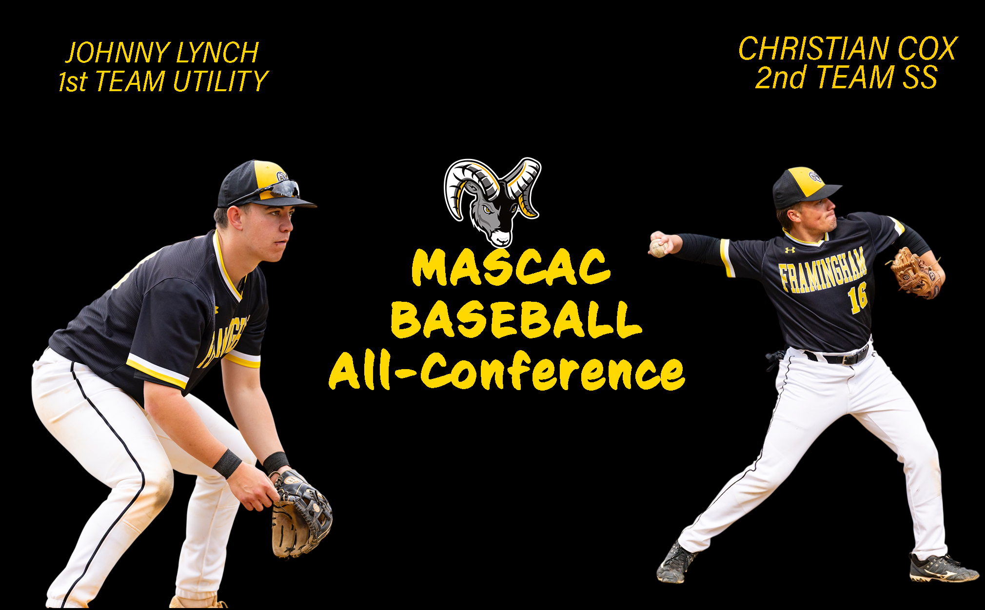 Lynch and Cox Earn All-MASCAC Baseball Honors