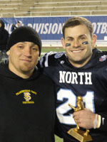 2011 CRONS DIII Senior Classic Player of the Game James McCarthy & Offensive Coordinator Aynsley Rosenbaum
