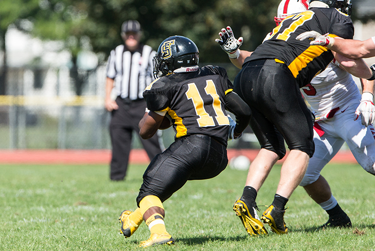 Football Closes the Regular Season with 55-14 Triumph over Worcester State