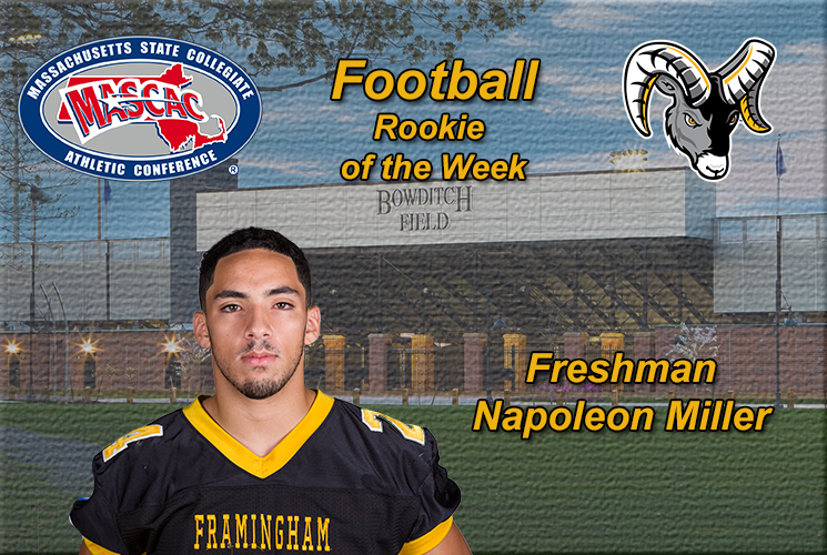Miller Named MASCAC Rookie of the Week