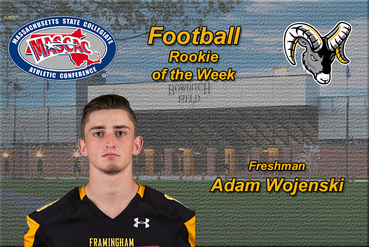 Wojenski Earns Third MASCAC Rookie of the Week Honor