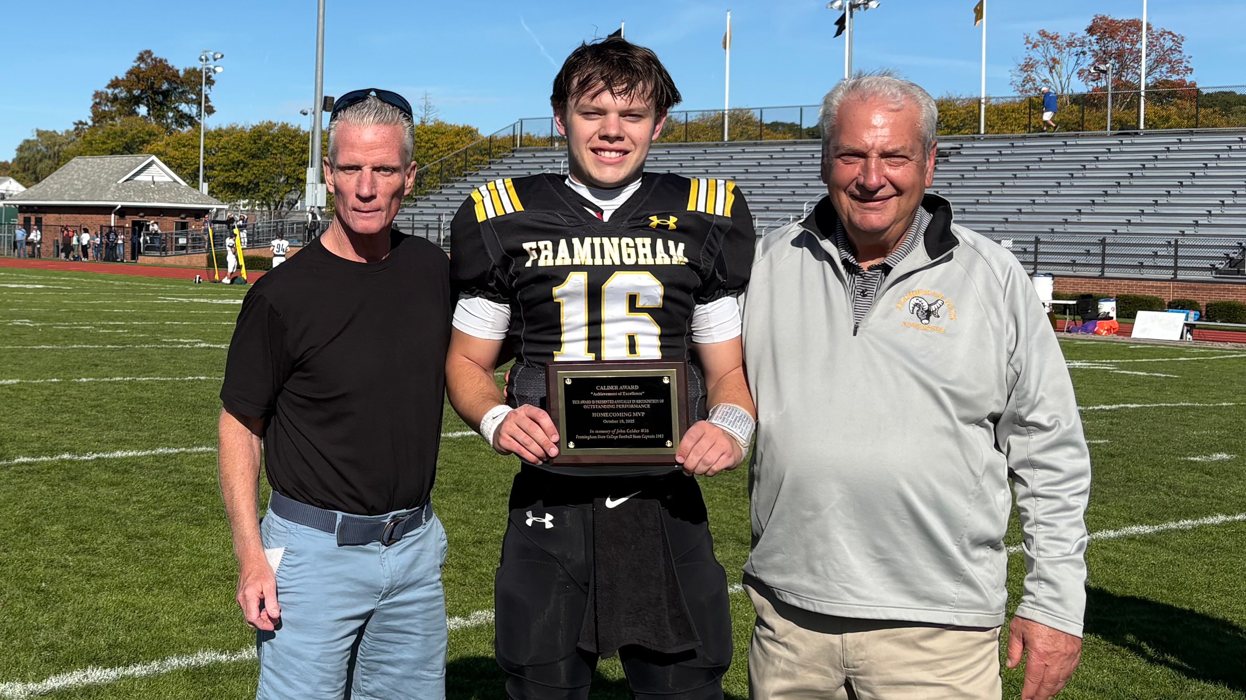 Football Celebrates Homecoming with 35-24 Victory over Westfield State