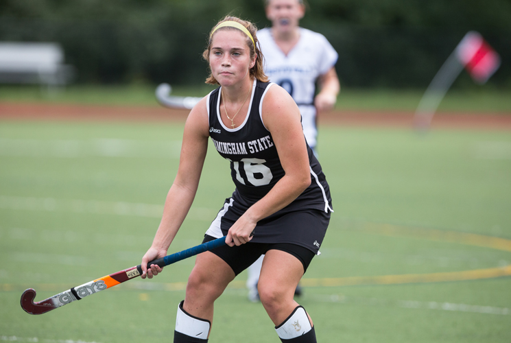 Ackerman's Hat Trick Leads Field Hockey Past Mount Ida