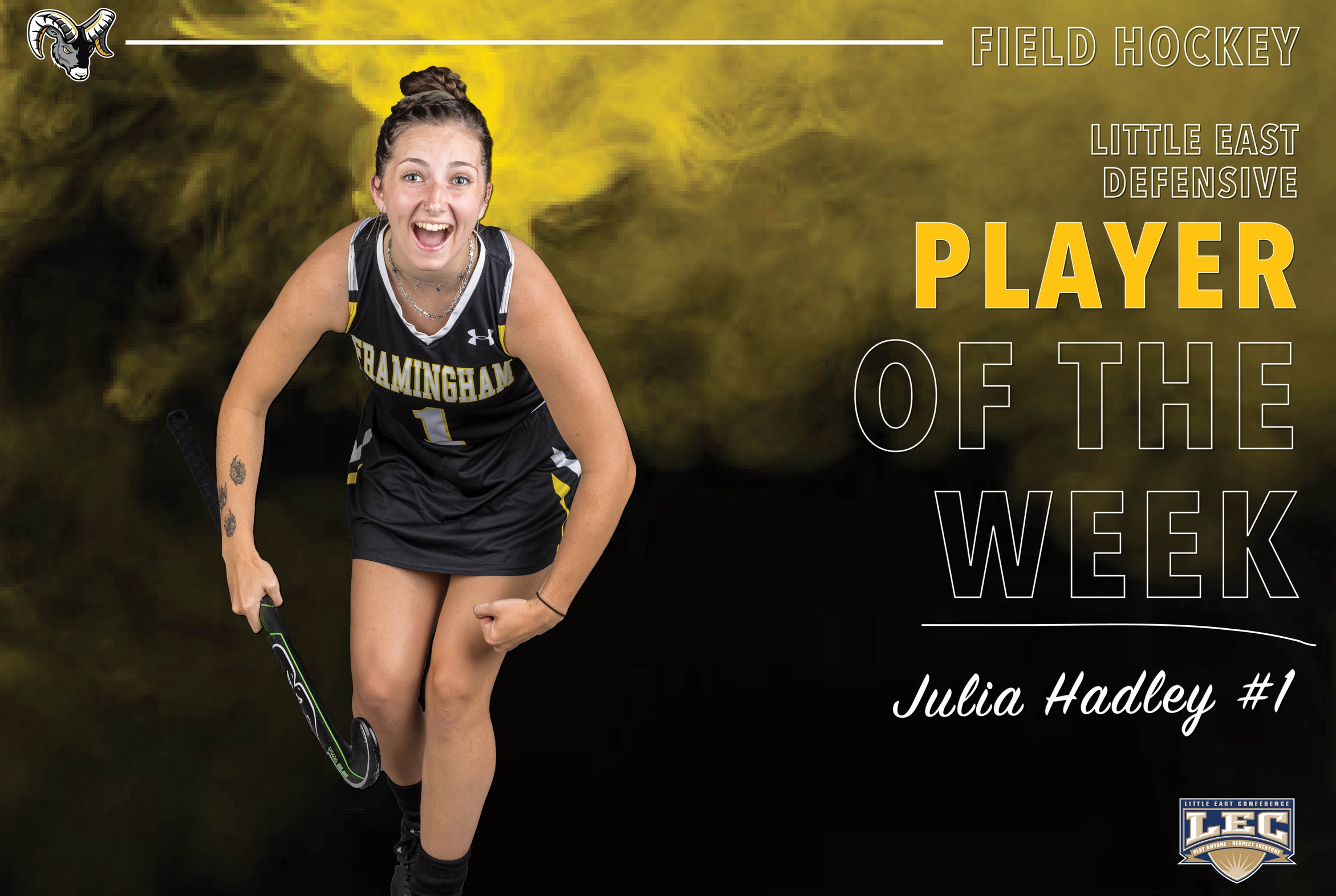 Hadley Earns LEC Field Hockey Defensive Player of the Week