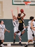 Last Second Shot Lifts Men's Basketball Over Westfield State