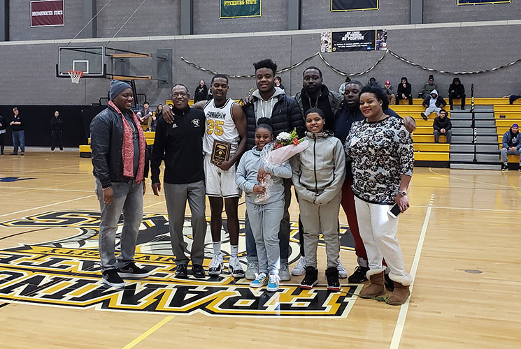Payton's Career-High 38 Leads Men's Basketball Past MCLA 82-74