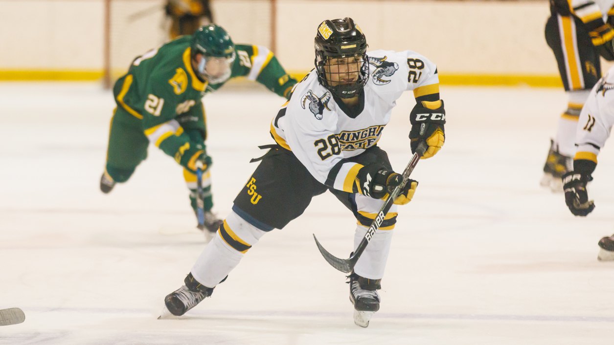 Men&rsquo;s Ice Hockey Beats New England College in Overtime