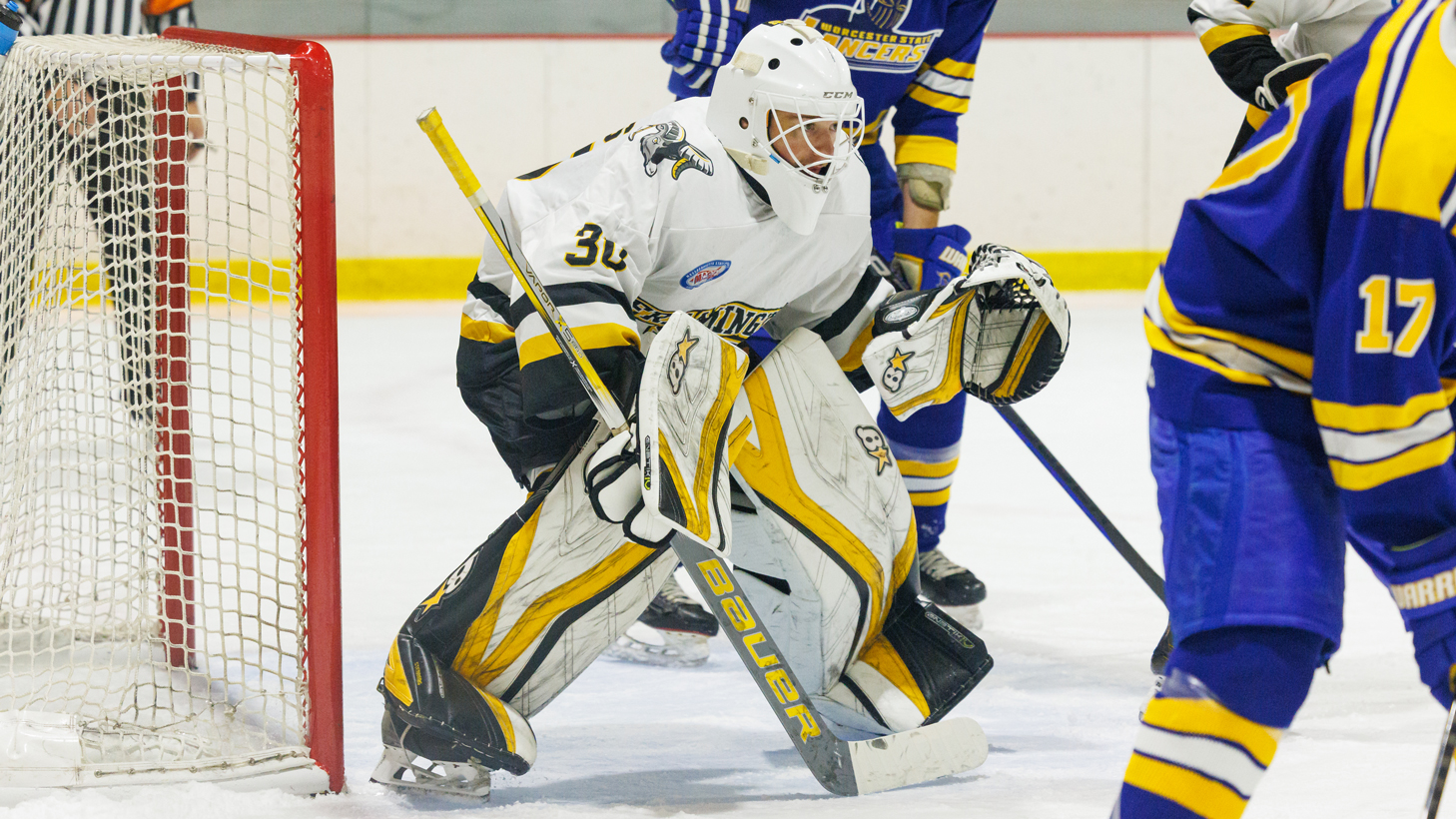 Stenberg Named MASCAC Men's Ice Hockey Goalie of the Week