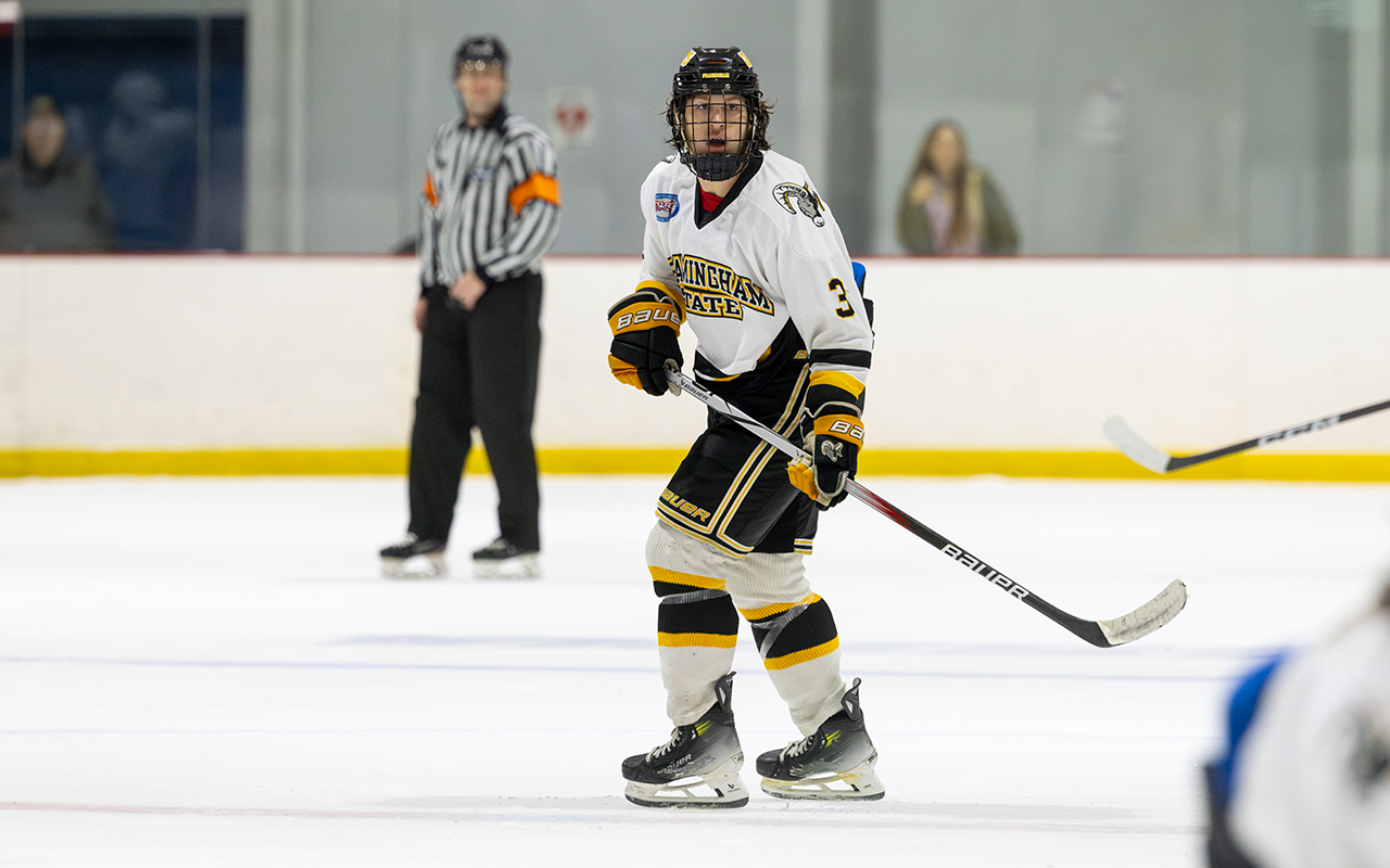 Men's Ice Hockey Falls to Worcester State 3-1