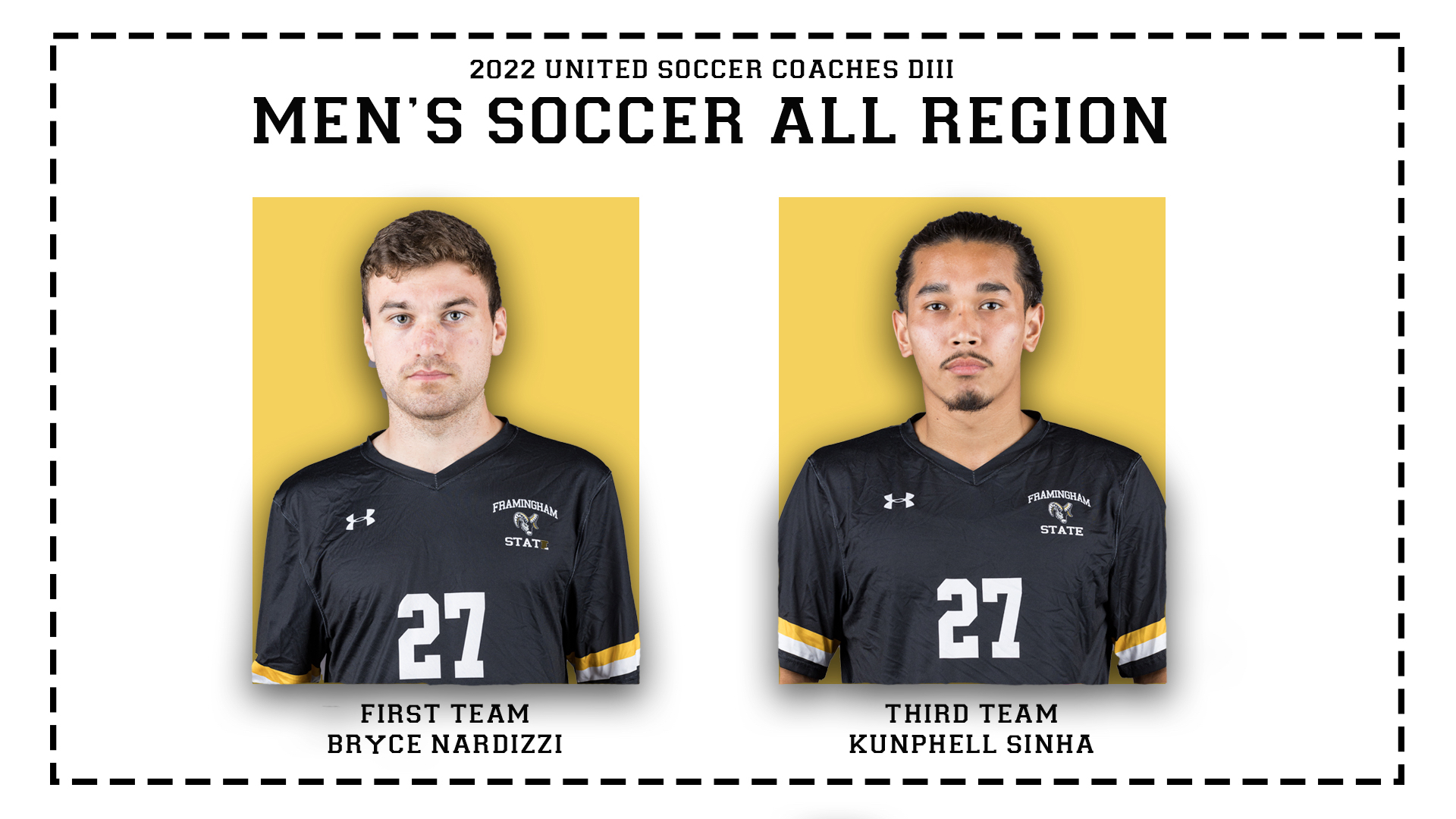 Nardizzi & Sinha Named to United Soccer Coaches All-Region Team