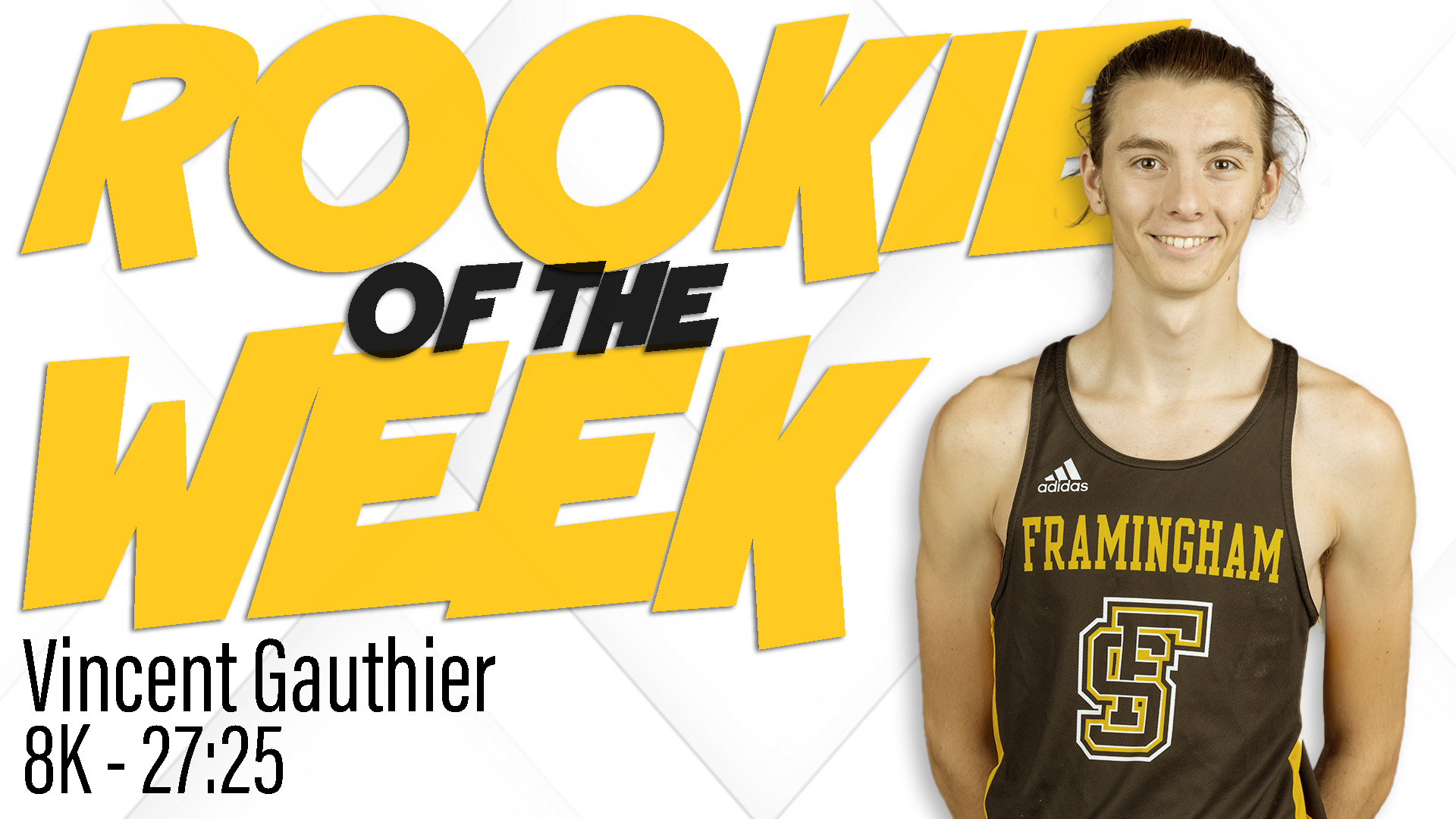 Gauthier Repeats as MASCAC Men's Cross Country Rookie of the Week