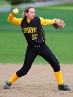 Fisher Goes 4-for-4 in Game One and Ulak Records 100th Career hit as Softball Splits a Pair With Plymouth State