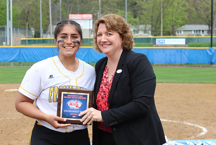 Gunarathne and Caughey Earn MASCAC Softball Weekly Honors
