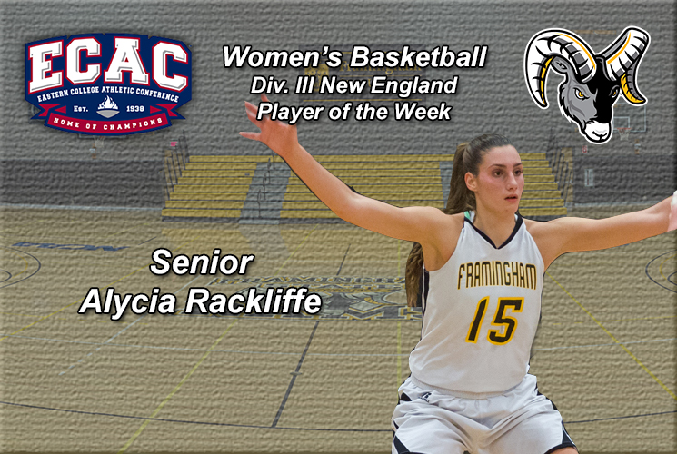 Rackliffe Named ECAC Player of the Week