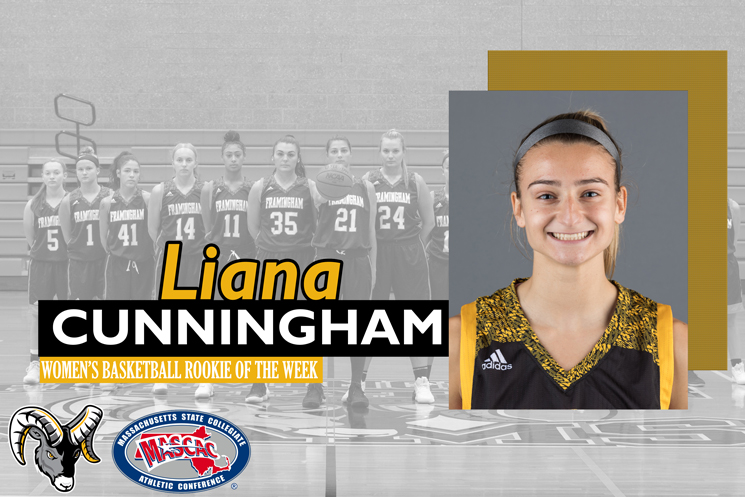 Cunningham Tabbed MASCAC Rookie of the Week