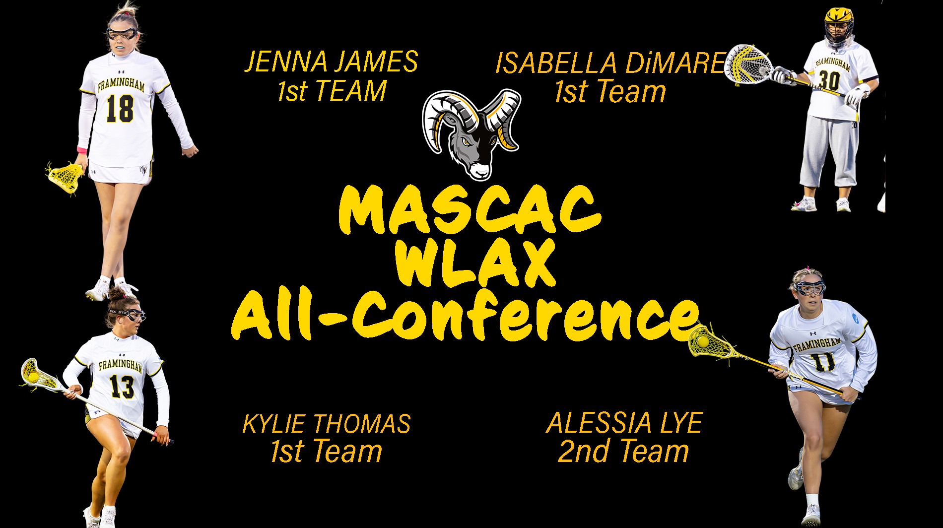 James Named MASCAC Women's Lacrosse Rookie of the Year as Women's Lacrosse Places Four on All-MASCAC Teams