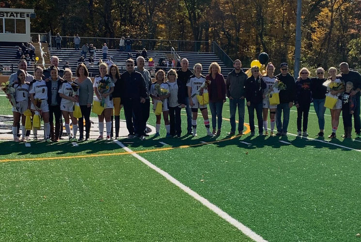 Vikings Overpower Women&rsquo;s Soccer on Senior Day