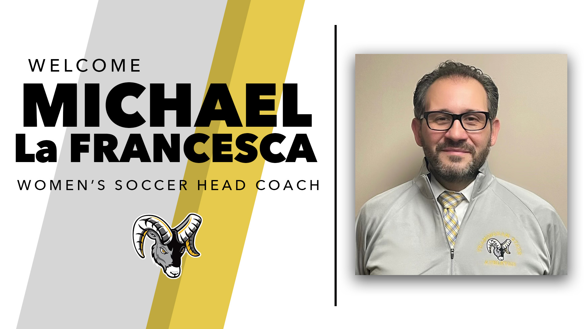 LaFrancesca Tabbed as Next Framingham State Head Women's Soccer Coach