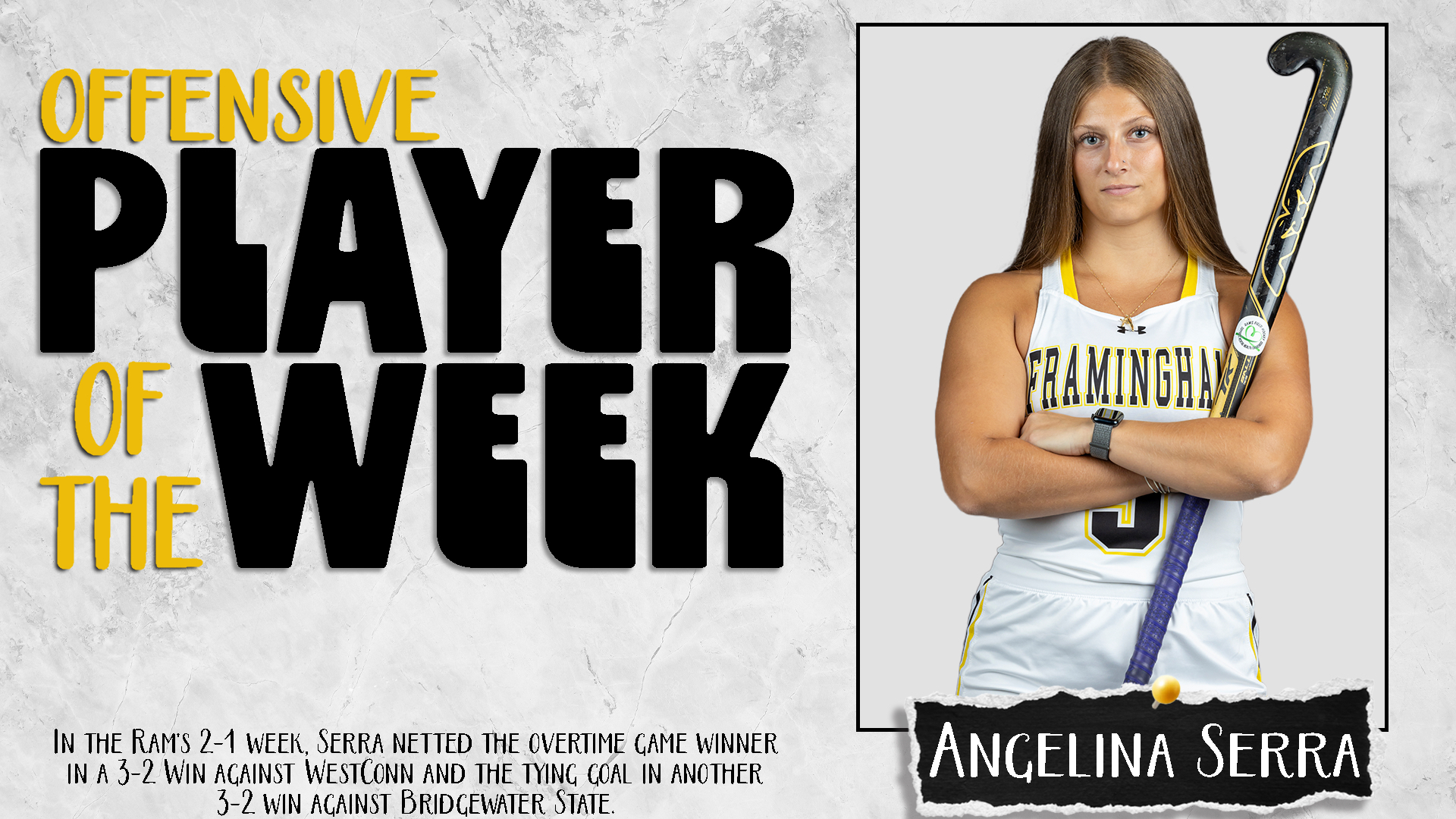 Field Hockey Sweeps MASCAC Weekly Awards