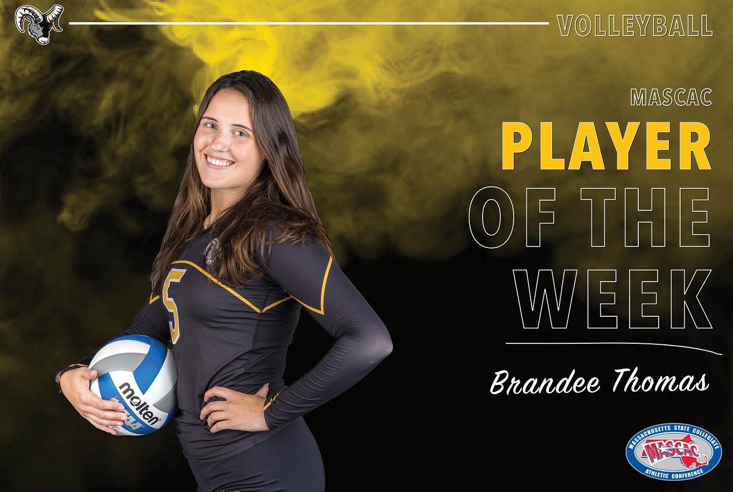 Thomas and Sullivan Selected MASCAC Volleyball Player and Rookie of the Week