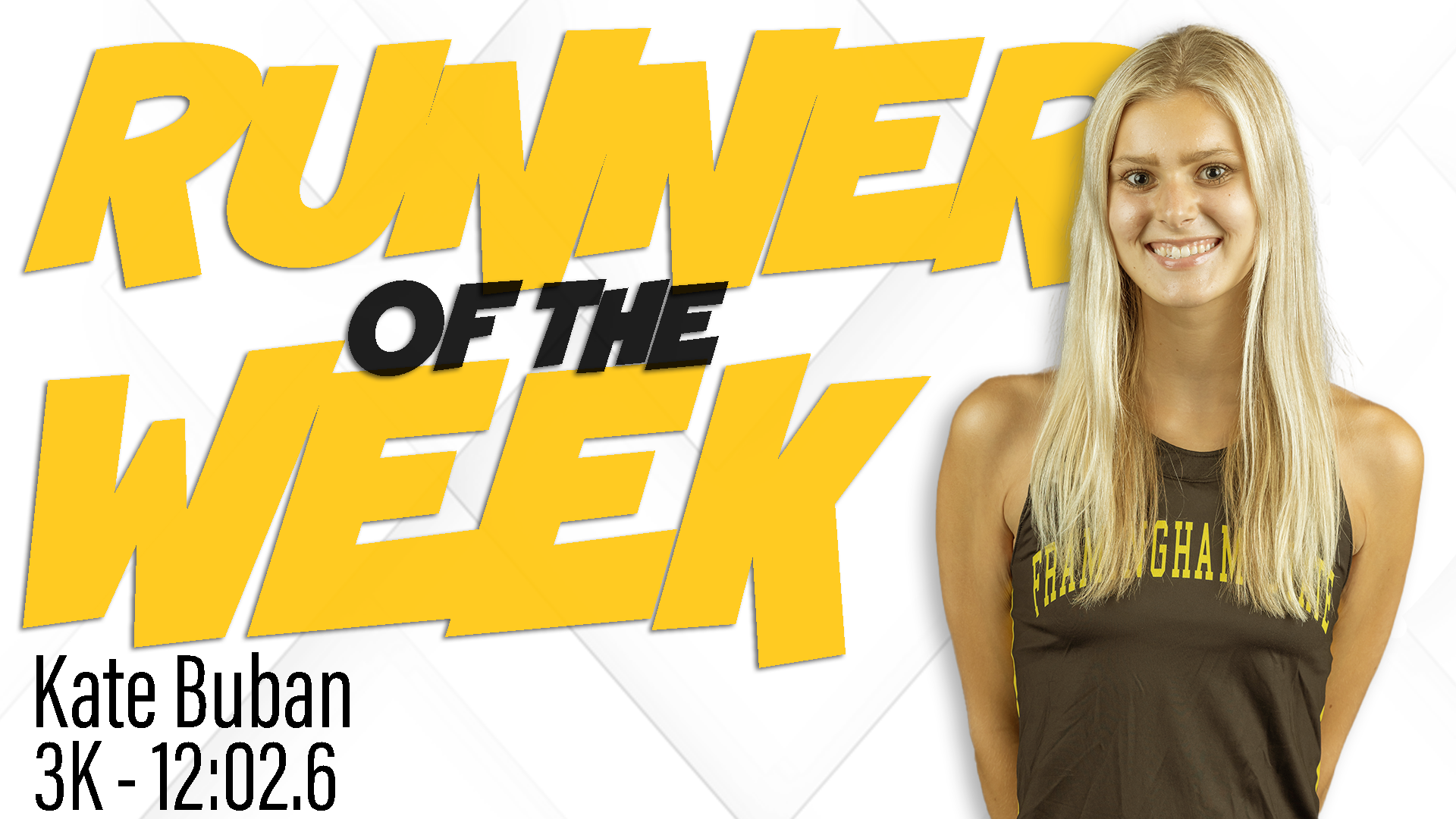 Buban Named MASCAC Women's Cross Country Runner of the Week